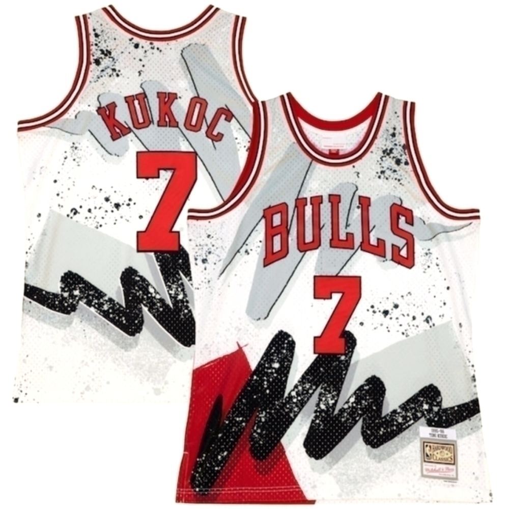 Chicago Bulls Throwback Jersey Tony Kukoc Medium New